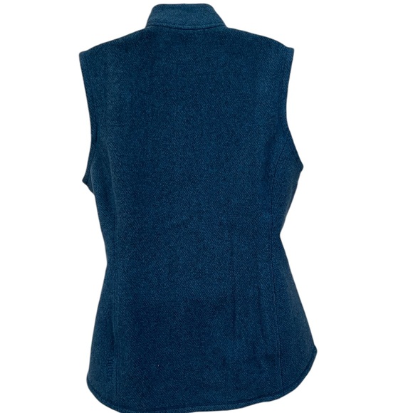 ATHLETA Stroll Fleece Moto Vest in Borealist Green (Teal) M NWT - Picture 5 of 14